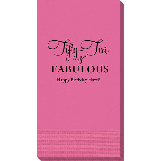 Fifty-Five & Fabulous Guest Towels